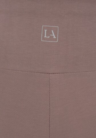 LASCANA Skinny Workout Pants in Brown