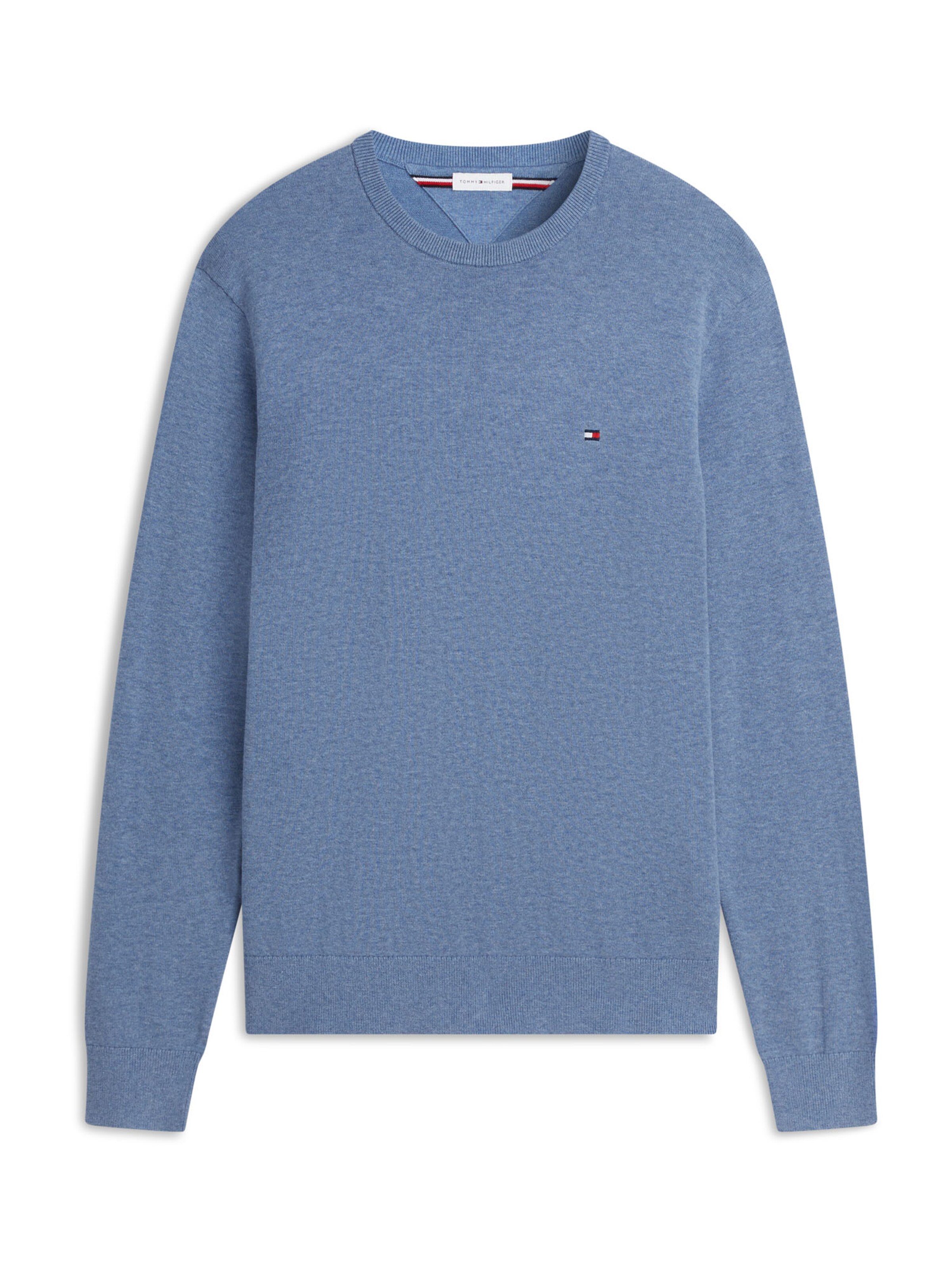 TOMMY HILFIGER Pullover 'Essential' in Blau: Vorderseite