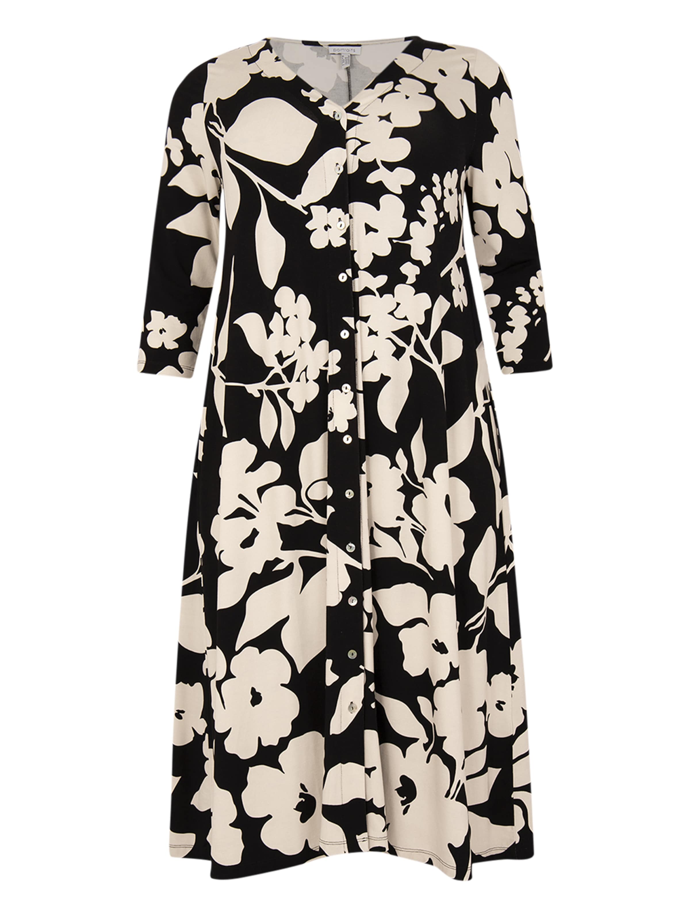 YOEK Jurk in Zwart: voorkant