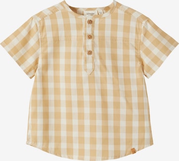 Lil ' Atelier Kids - Camisa 'Ingam' en beige: frente