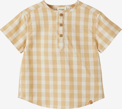 Lil ' Atelier Kids Hemd 'Ingam' in beige / hellbeige / weiß, Produktansicht