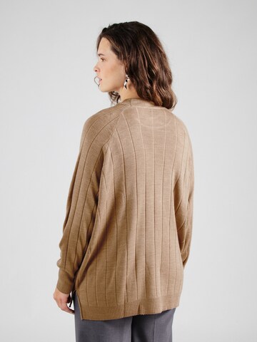 ONLY Carmakoma Sweater 'CARTess' in Brown