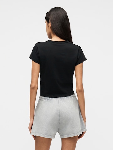 HUGO Tričko 'Dichroma_B' – černá