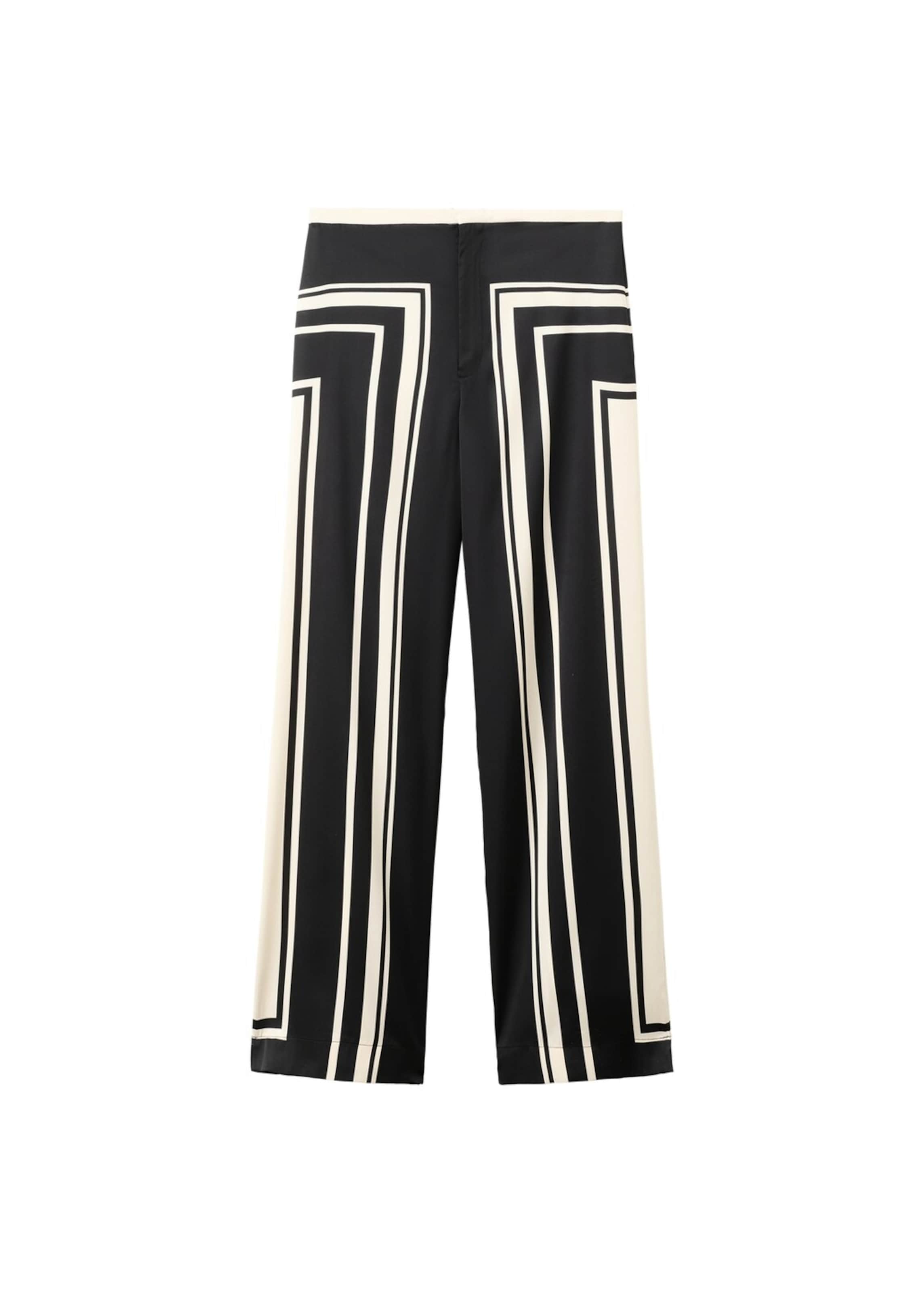 MANGO Pants 'Carol-a' in Cream / Black, Item view