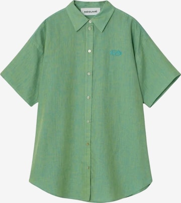 Résumé Comfort Fit Hemd 'Sacca' in Grün: Vorderseite