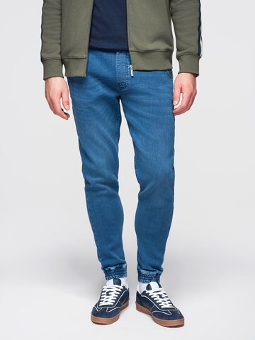Ombre Regular Hose in Blau: Vorderseite