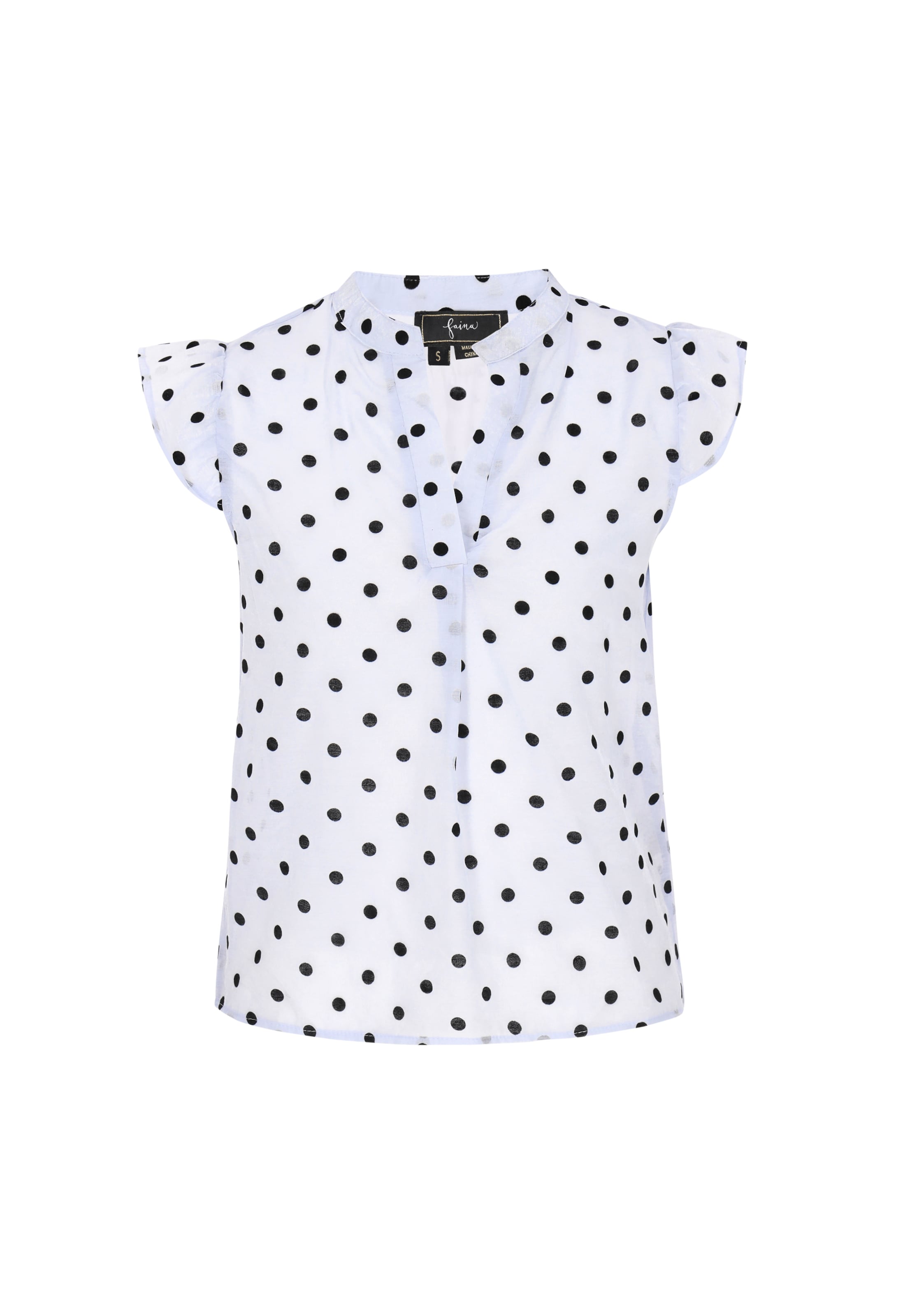 faina Μπλούζα 'Fashion Look' σε μπλε: μπροστά