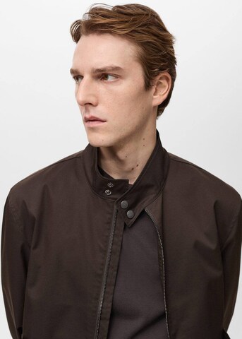 MANGO MAN Between-Season Jacket 'Talco' in Brown