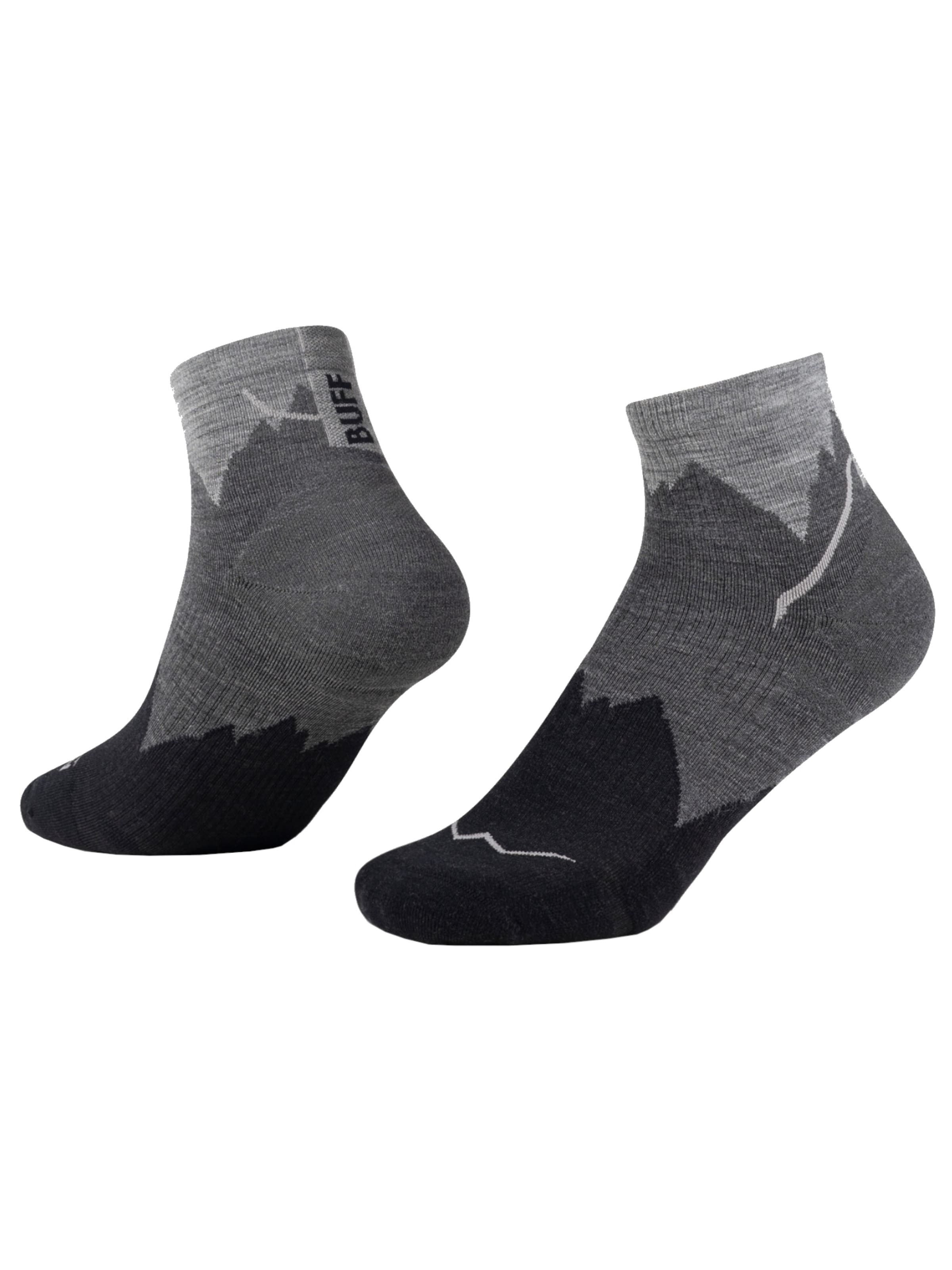 Chaussettes BUFF en noir : devant