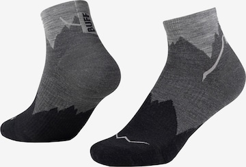 Chaussettes BUFF en noir : devant