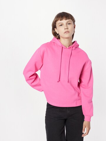 Sweat-shirt 'CHILLI' PIECES en rose : devant