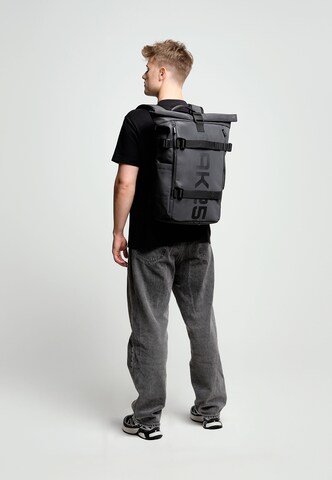 Sac à dos 'Luminite Rolltop' OAK25 en noir : devant
