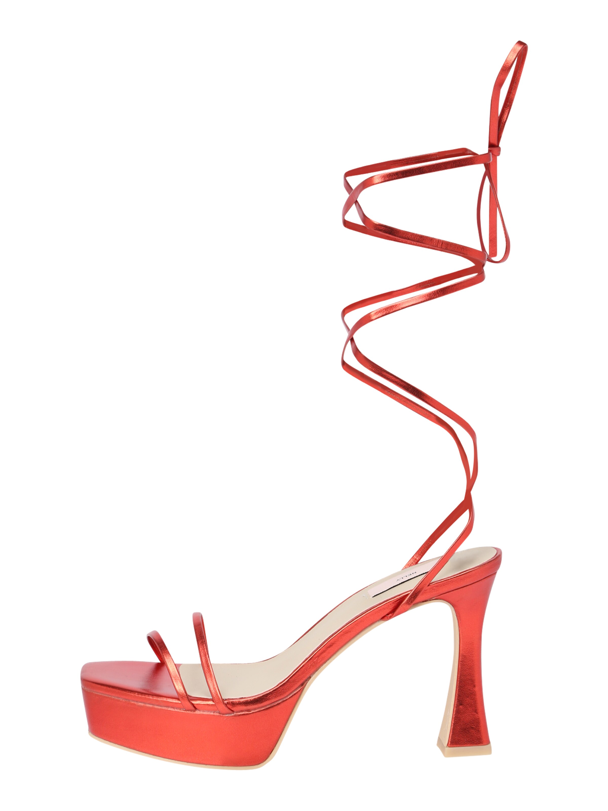 NLY by Nelly Σανδάλι με λουράκια σε κόκκινο