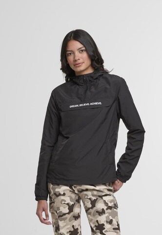 Veste mi-saison 'Dream Believe Achieve' Mister Tee en noir