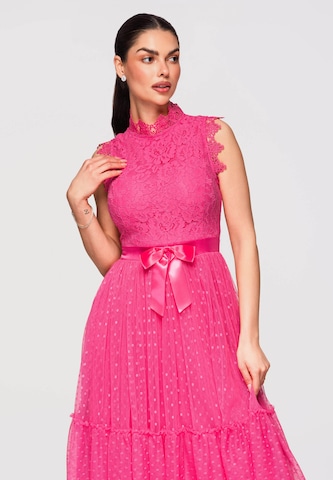 Ombre Avondjurk in Roze