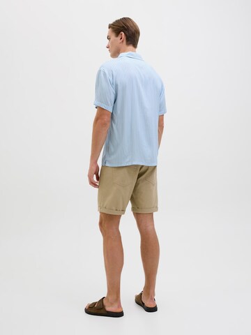 JJ Rebel - Ajuste confortable Camisa 'JREBWATER' en azul