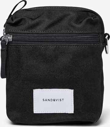 SANDQVIST Crossbody Bag 'SIXTEN VEGAN' in Black: front