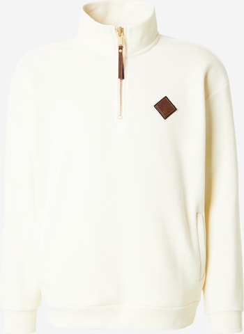 naketanoSweater majica - bež boja: prednji dio