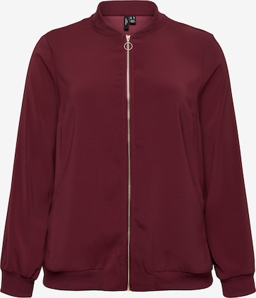 Vero Moda Curve Between-season jacket in Red: front