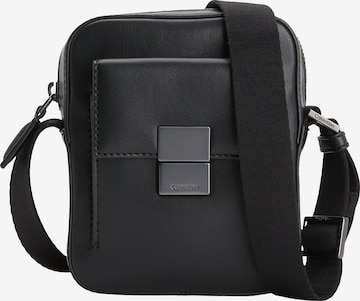 Borsa a tracolla di Calvin Klein in nero: frontale