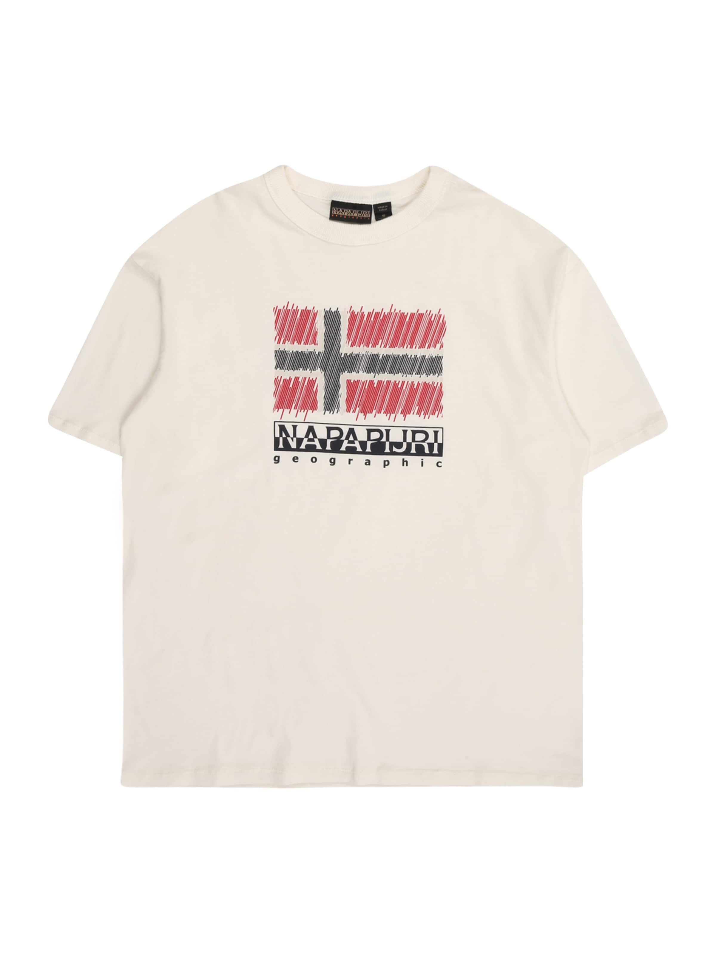 NAPAPIJRI Paita 'S-ADIGE' värissä valkoinen: etupuoli