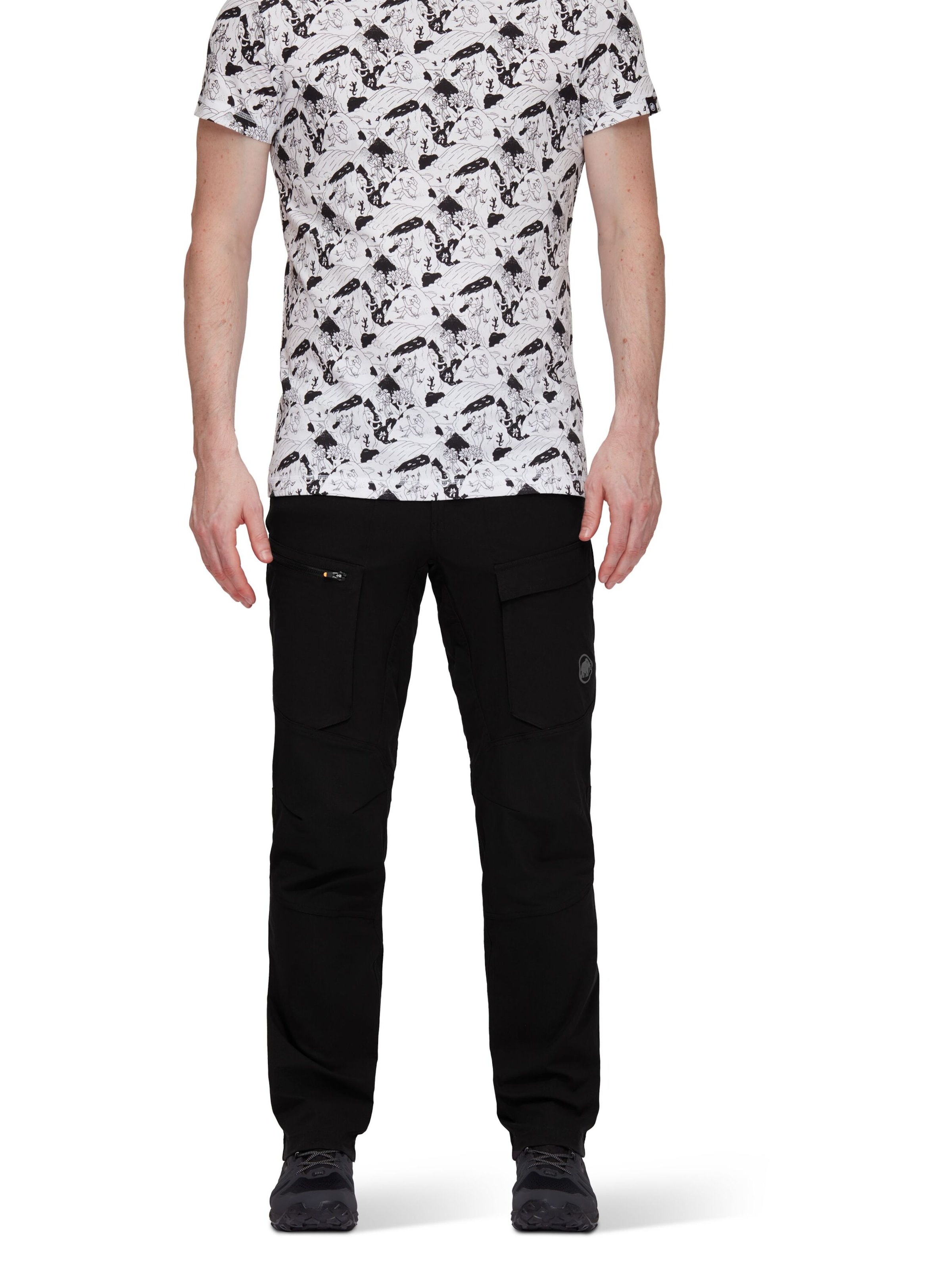 MAMMUT Regular Hose in Schwarz: Vorderseite