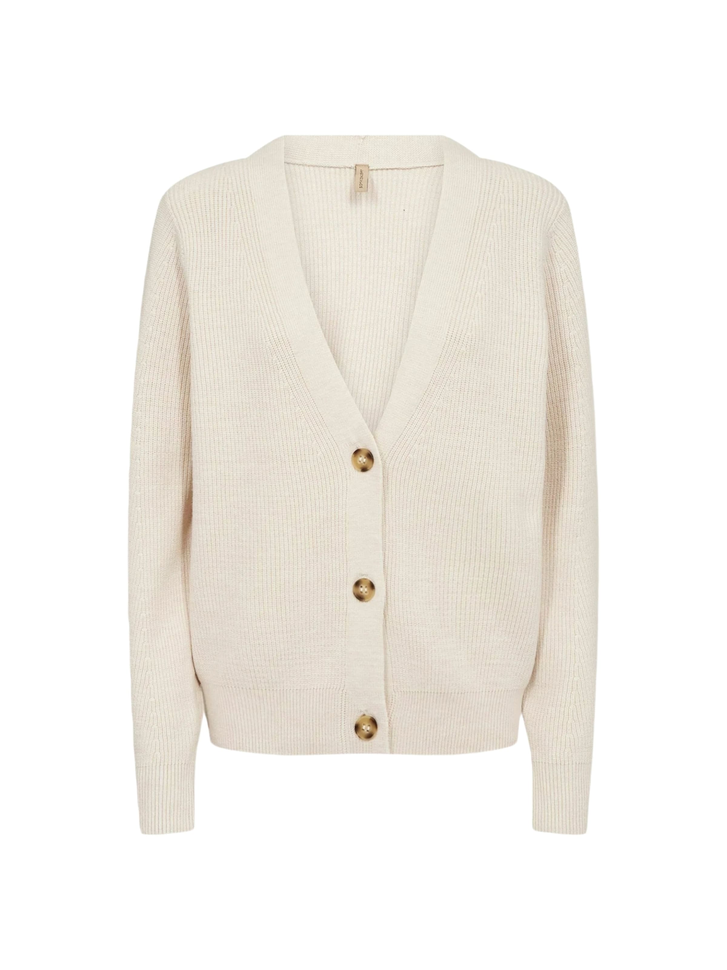 Soyaconcept Strickjacke in Weiß: Vorderseite