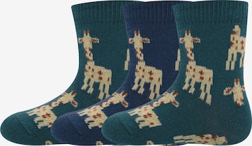 EWERS Ponožky 'Krabbe' – modrá: přední strana