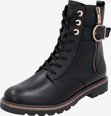 Bottines à lacets REMONTE en noir : devant