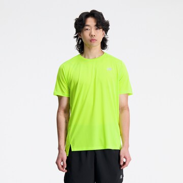 T-Shirt fonctionnel 'Accelerate' new balance en vert : devant