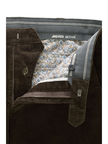 Regular Pantalon chino 'Bonn Acitve' MEYER en marron