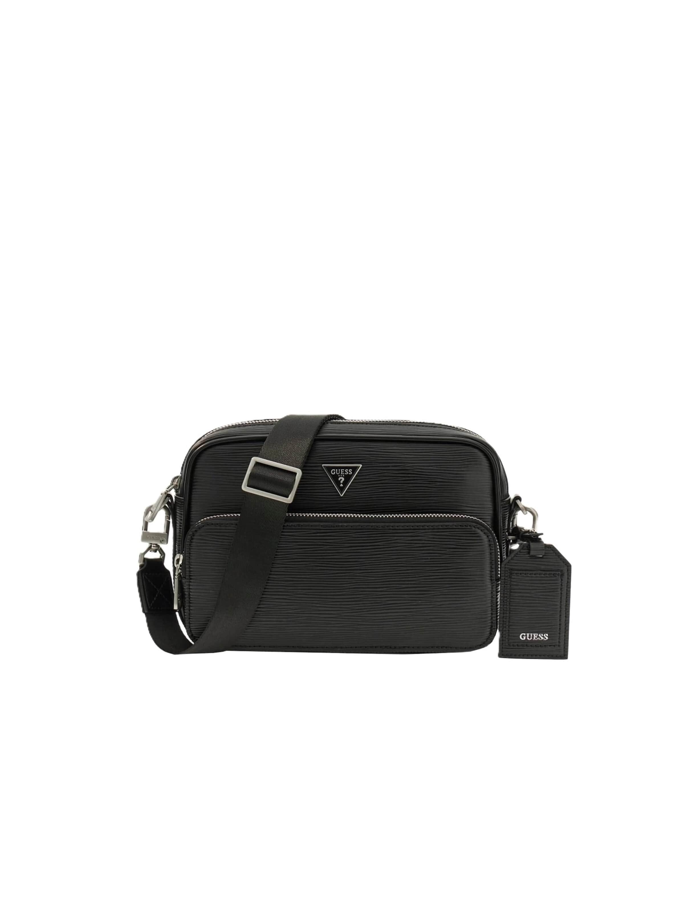 GUESS Crossbody Bag in Black: front
