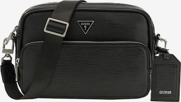 GUESS Olkalaukku värissä musta: etupuoli