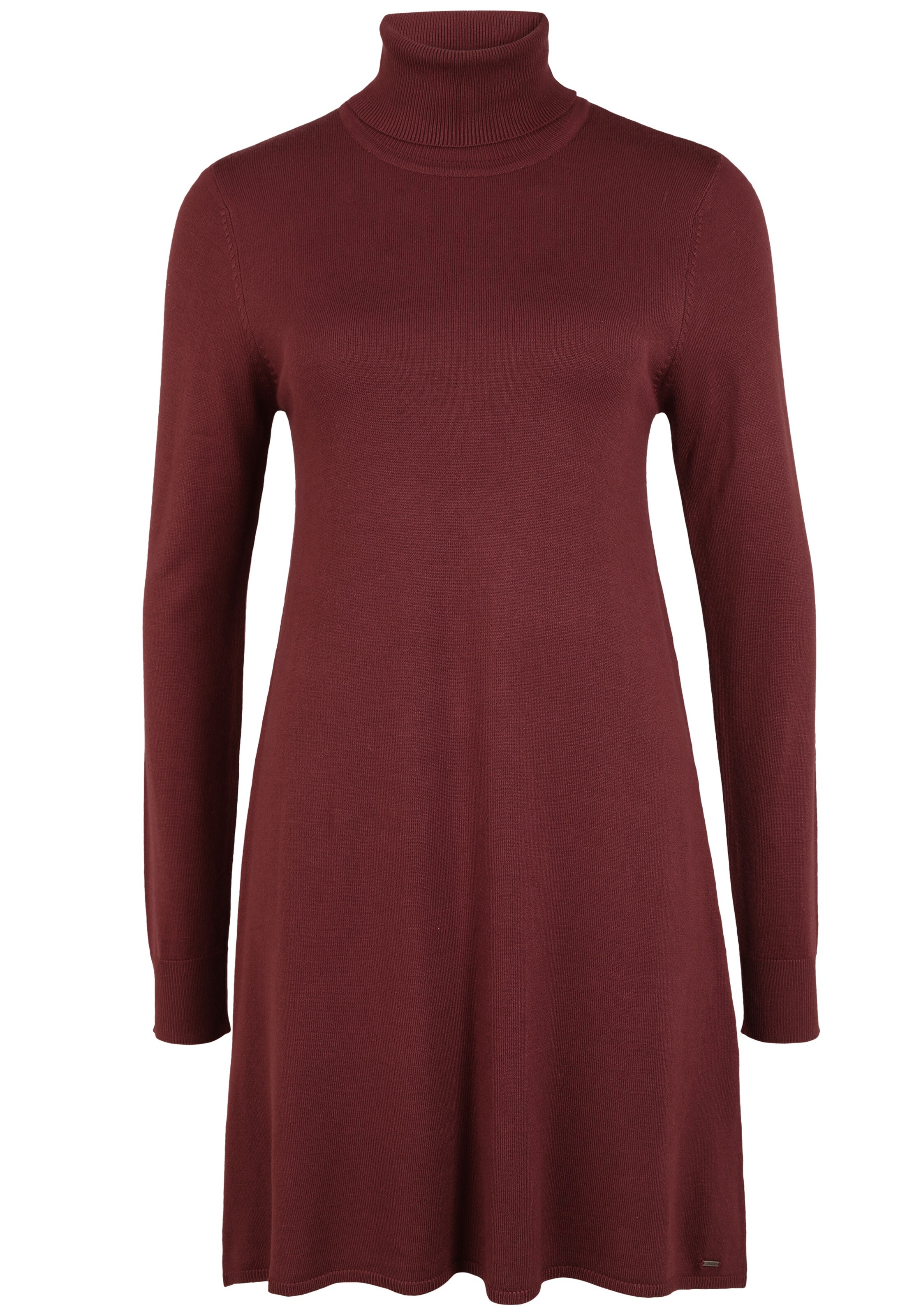 Oxmo Gebreide jurk 'Winala' in Rood: voorkant