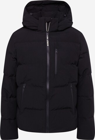 Veste d’hiver 'Bazon' ECOALF en noir : devant