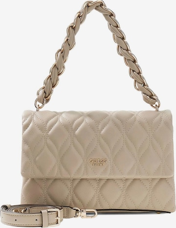 Borsa a spalla di GUESS in grigio: frontale