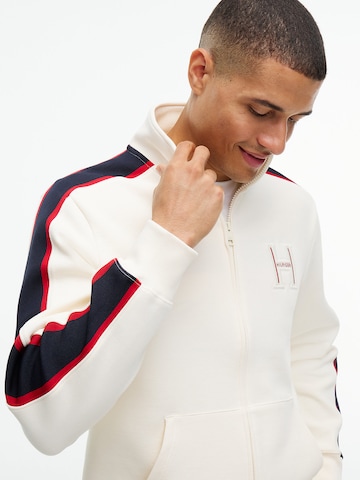 TOMMY HILFIGER Sweatjacke in Beige