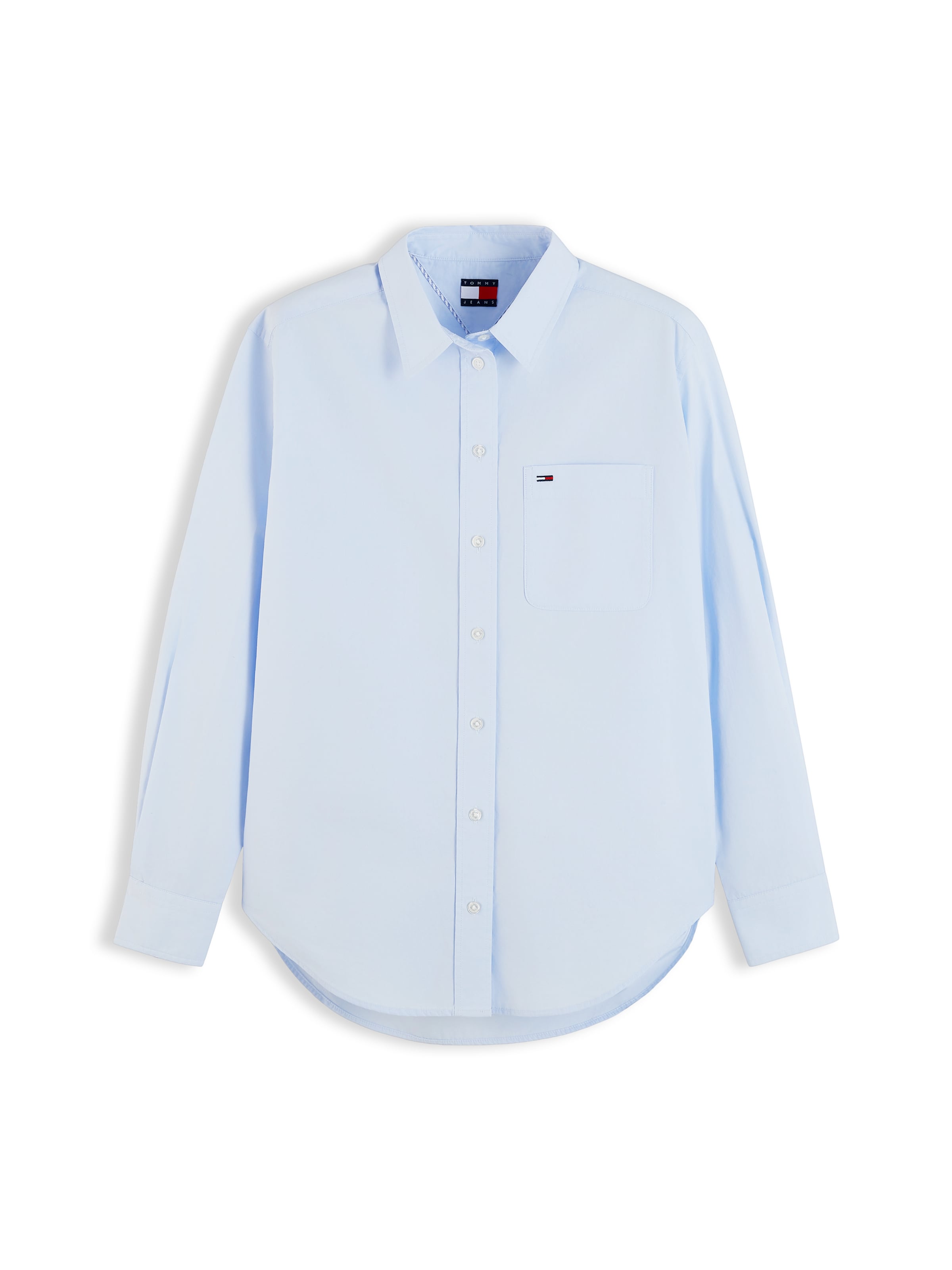 Tommy Jeans Bluse 'ESSENTIAL' i blå: forside