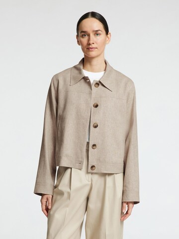 SELECTED FEMME Overgangsjakke i brun: forside