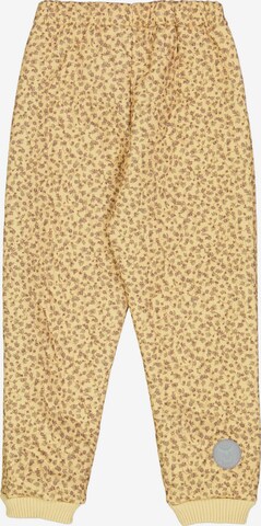Wheat Tapered Athletic Pants 'Alex' in Yellow