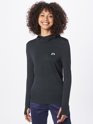 Newline Sportief sweatshirt 'CAMBRIGDE' in Zwart: voorkant