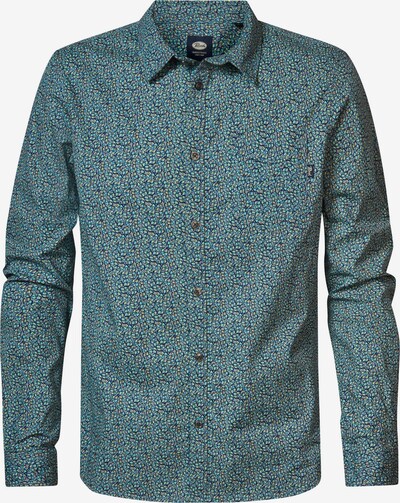 Petrol Industries Button Up Shirt 'Gnarly' in Blue / Green, Item view