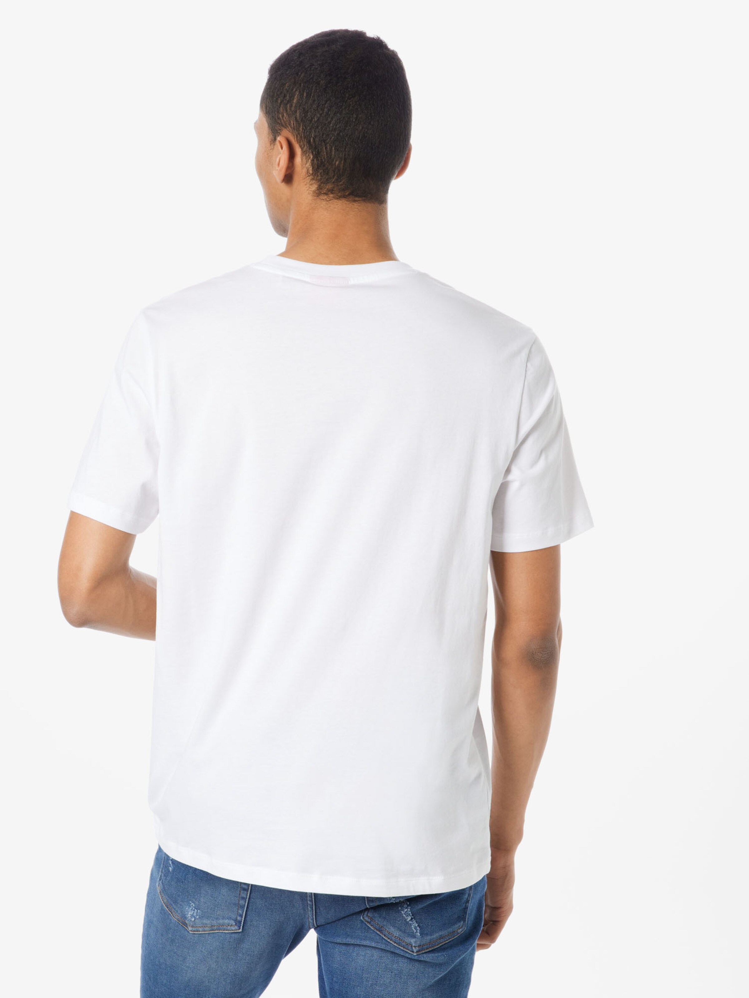 Männer Shirts HUGO T-Shirt 'Dolber' in Weiß - RK63154