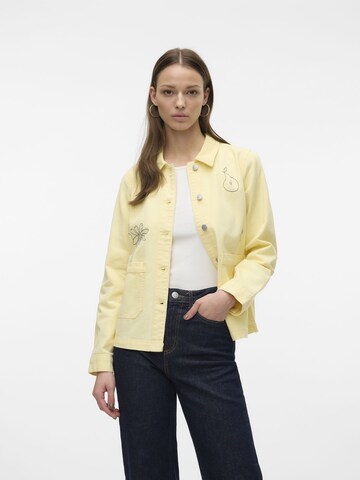 Veste mi-saison 'VILJA' VERO MODA en jaune : devant