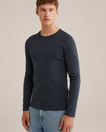 WE Fashion Футболка в Синий: спереди