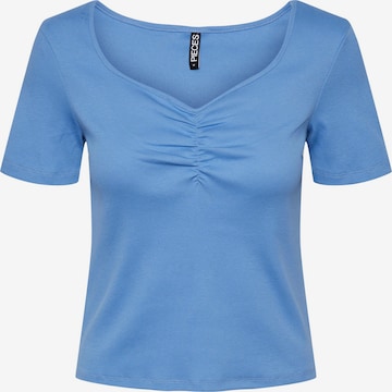 PIECES - Camiseta 'TANIA' en azul: frente