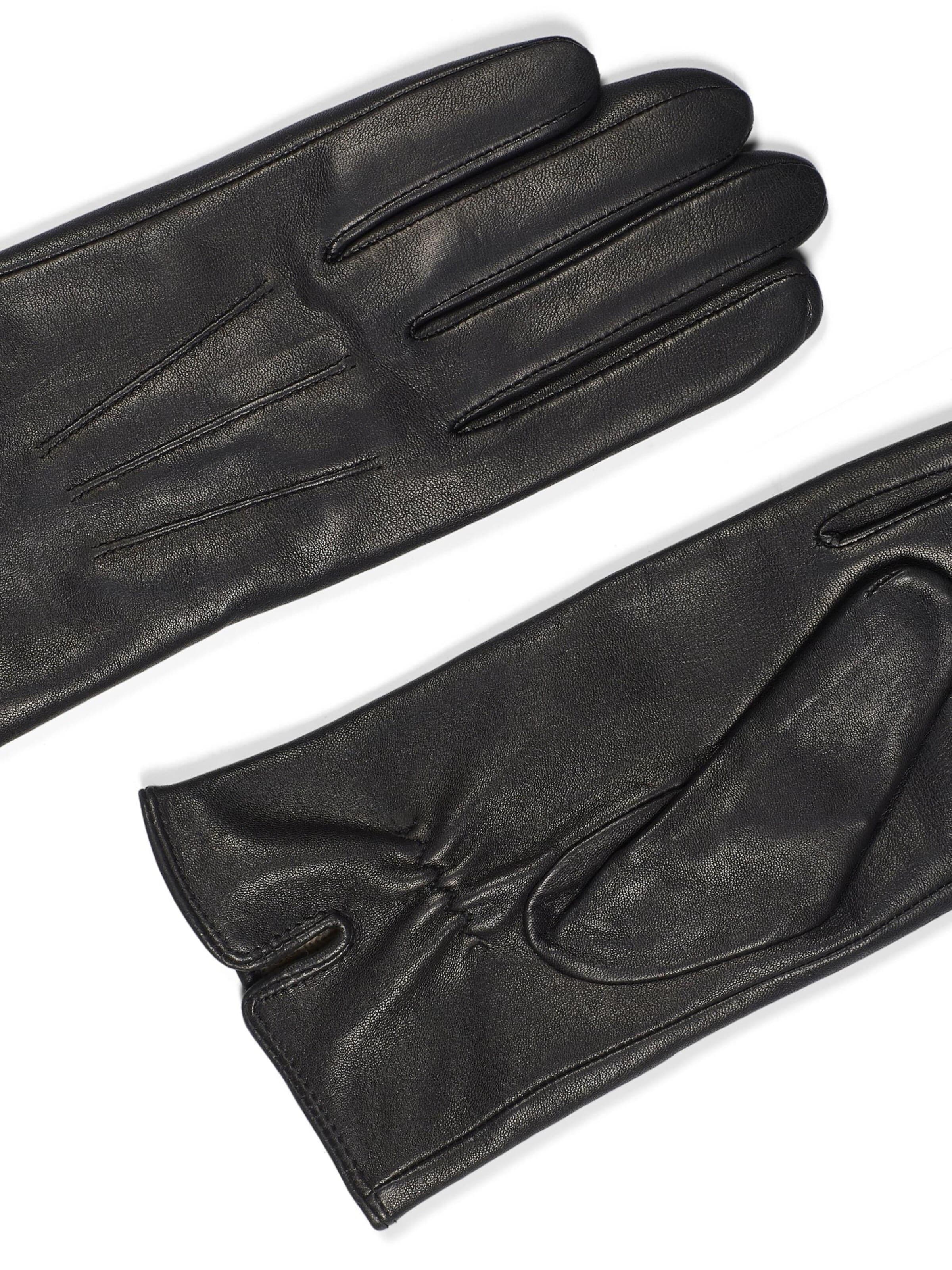 Howard London - Guantes con dedos 'Women's Leather Gloves Cleo Black' en negro