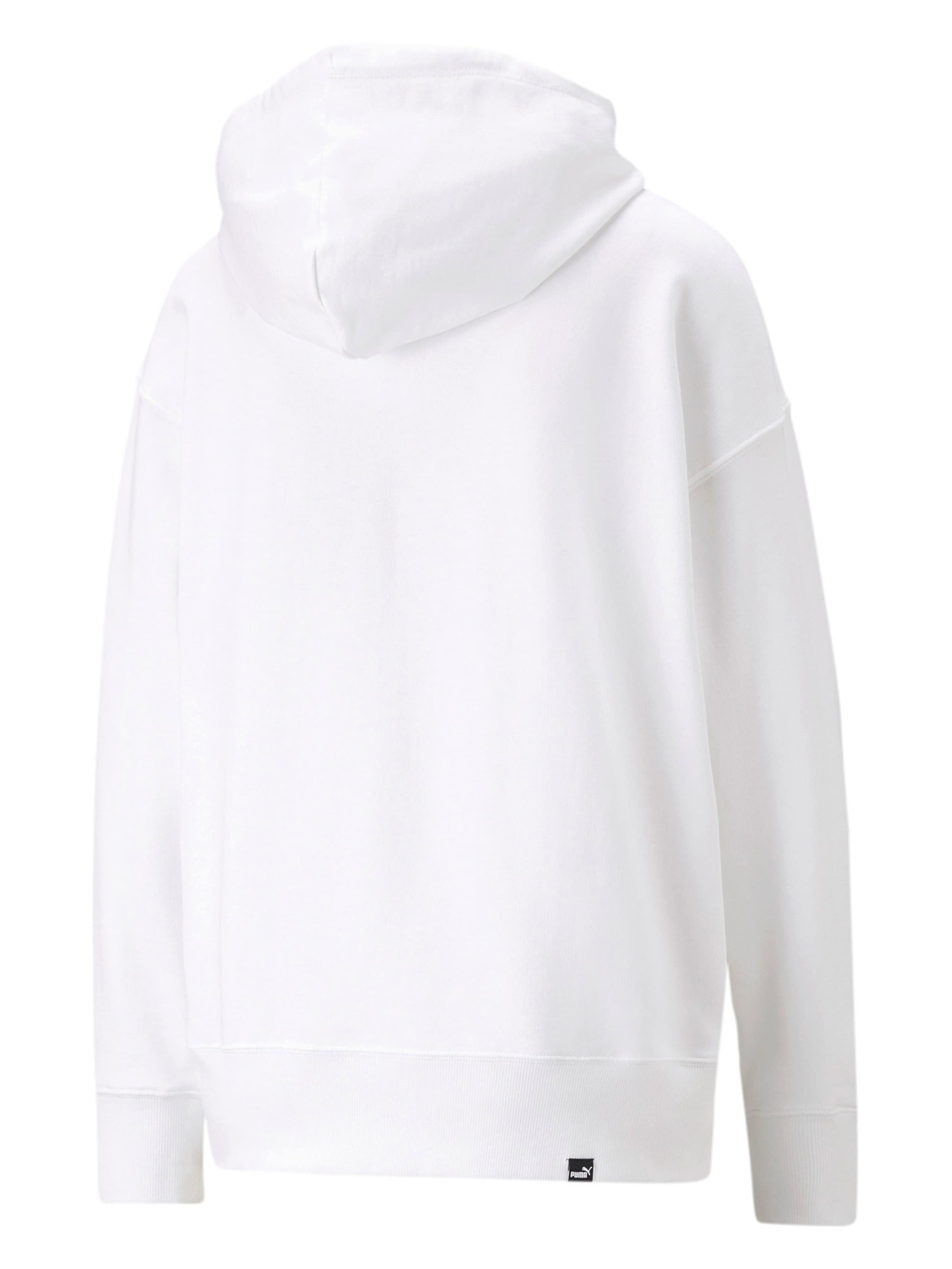 PUMA Αθλητική μπλούζα φούτερ σε λευκό