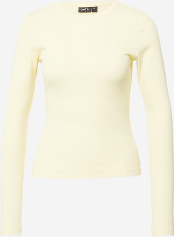 LMTD T-shirt 'TIDIDA' i gul: framsida