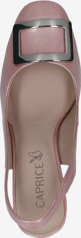 CAPRICE Slingback Pumps in Pink